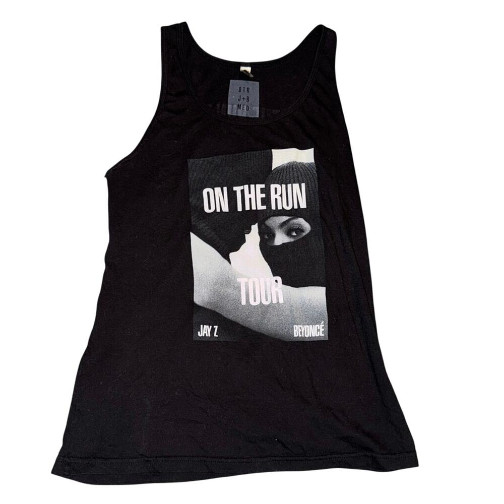AMERICAN APPAREL Beyoncé  / Jay Z On The Run 2014 Tour Graphic Tank Size M